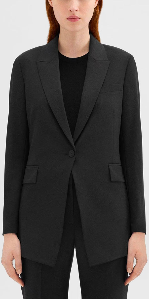 Black Good Wool Etiennette Blazer