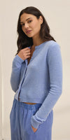 VELVET BY CLEO WADE CASHMERE  CROP CARDIGAN