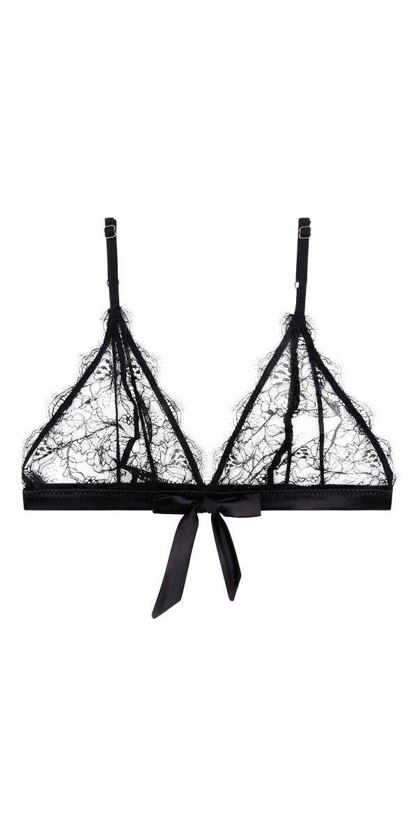 Love Stories Gwen Lace Bralette in Black