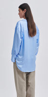 Second Female V-Neck Blouse in Light Blue