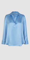 Second Female V-Neck Blouse in Light Blue