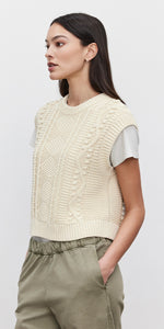 Velvet Maggy Pima Cotton Knit Vest