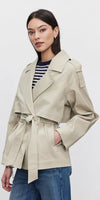 Velvet Nancy Mini Trench Coat