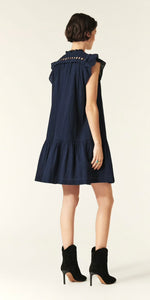 ba&sh Bluma Mini Dress in Marine