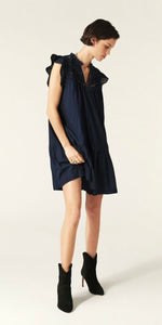 ba&sh Bluma Mini Dress in Marine