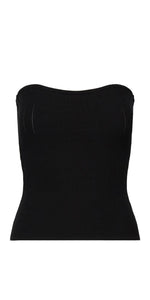 Second Female Como Strapless Knit Top