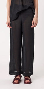 Remain Dillon Linen Pants in Black