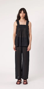 Remain Dillon Linen Pants in Black