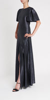 Luxe de Valentina Fluted Como Maxi Dress