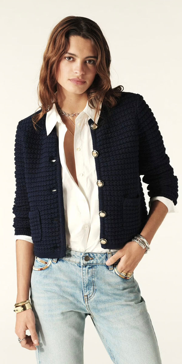 ba&sh Gaspard Knitted Cardigan