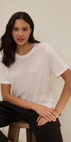 VELVET BY CLEO WADE LINEN HERITAGE TEE