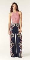 ba&sh Lilou Printed Wide Leg Trousers