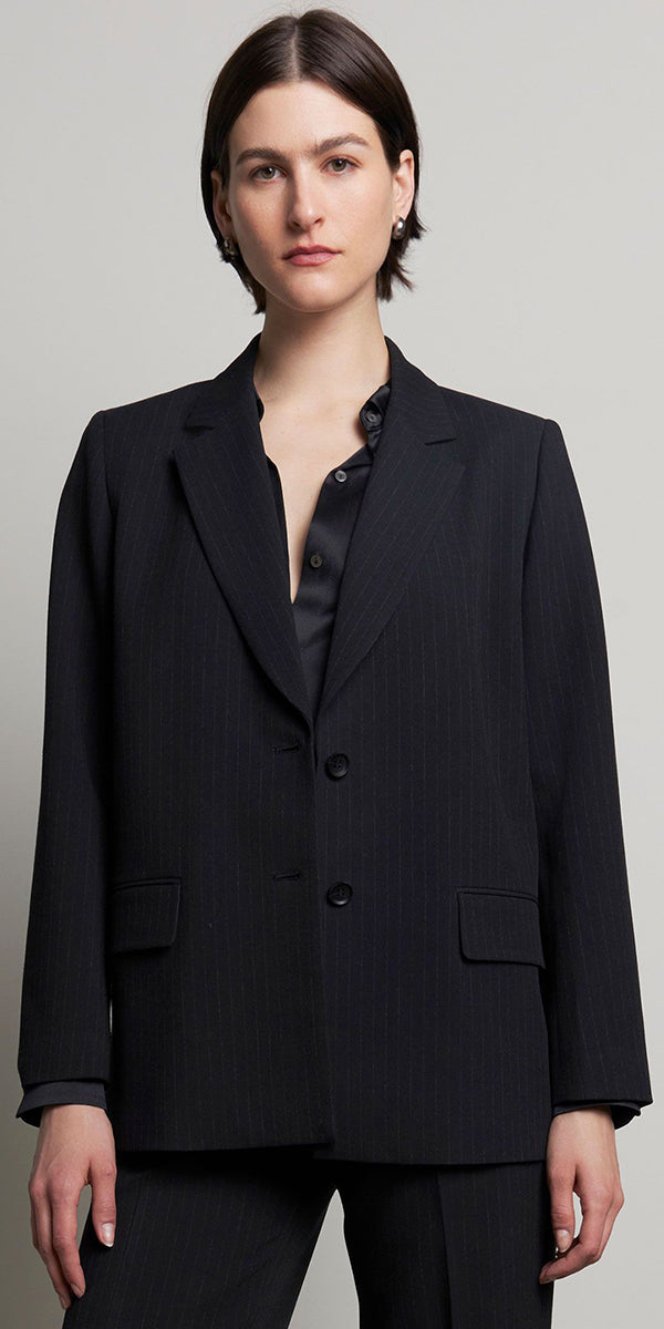 Velvet by Jenny Graham Pinstripe Blazer