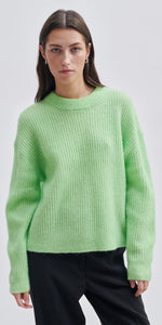 Second Female Mohair Knit Jumper in Pistachio Green