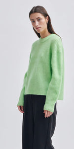 Second Female Mohair Knit Jumper in Pistachio Green