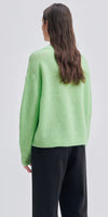 Second Female Mohair Knit Jumper in Pistachio Green