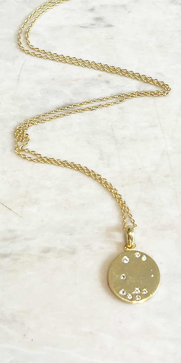 MU Jewels Pleiades Gold Necklace