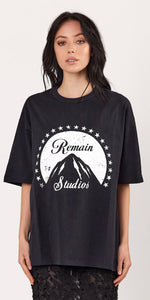 Remain Studios Graphic T-Shirt in Black