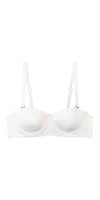 Love Stories Spring Satin Bra in Off White