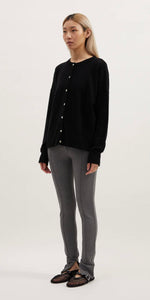 Remain Tali Merino Cardigan in Black