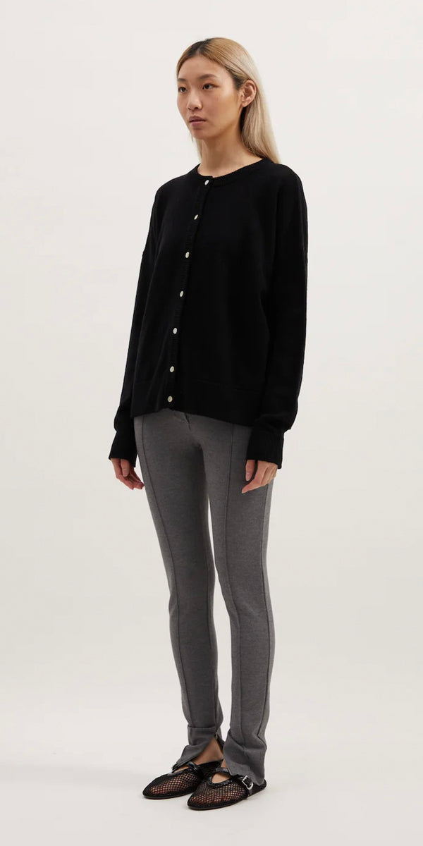 Remain Tali Merino Cardigan in Black