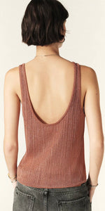 ba&sh Zak Ribbed Knit Tank Top