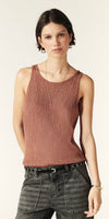 ba&sh Zak Ribbed Knit Tank Top